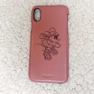 Coach Disney Minnie Mouse iPhone X phone case